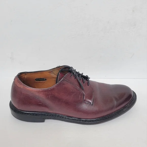 ALLEN EDMONDS OXBLOOD PARK AVENUE 1431 Leather Oxfords Dress Shoes Size 10.5